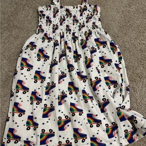 Hanna Anderson Colorful Roller Skate Print Dress size 8